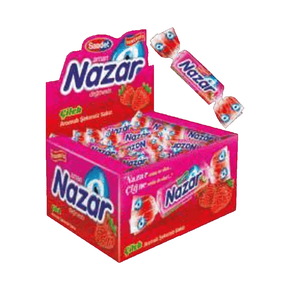 Nazar Tekli Çilek Sakız