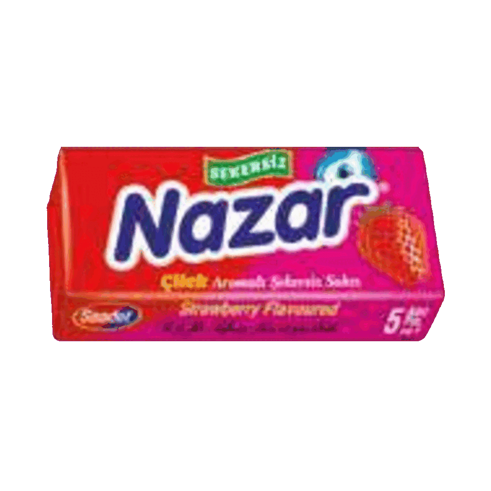 Nazar 5'li Çilek Sakız