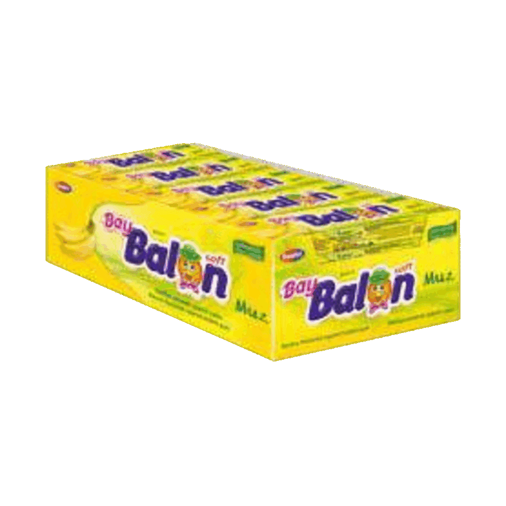 Bay Balon Şekerli 5'li Soft Muz Vanilya