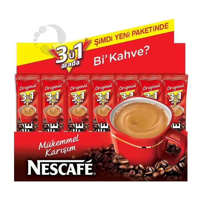 Nescafé 72'li 3'ü 1 Arada