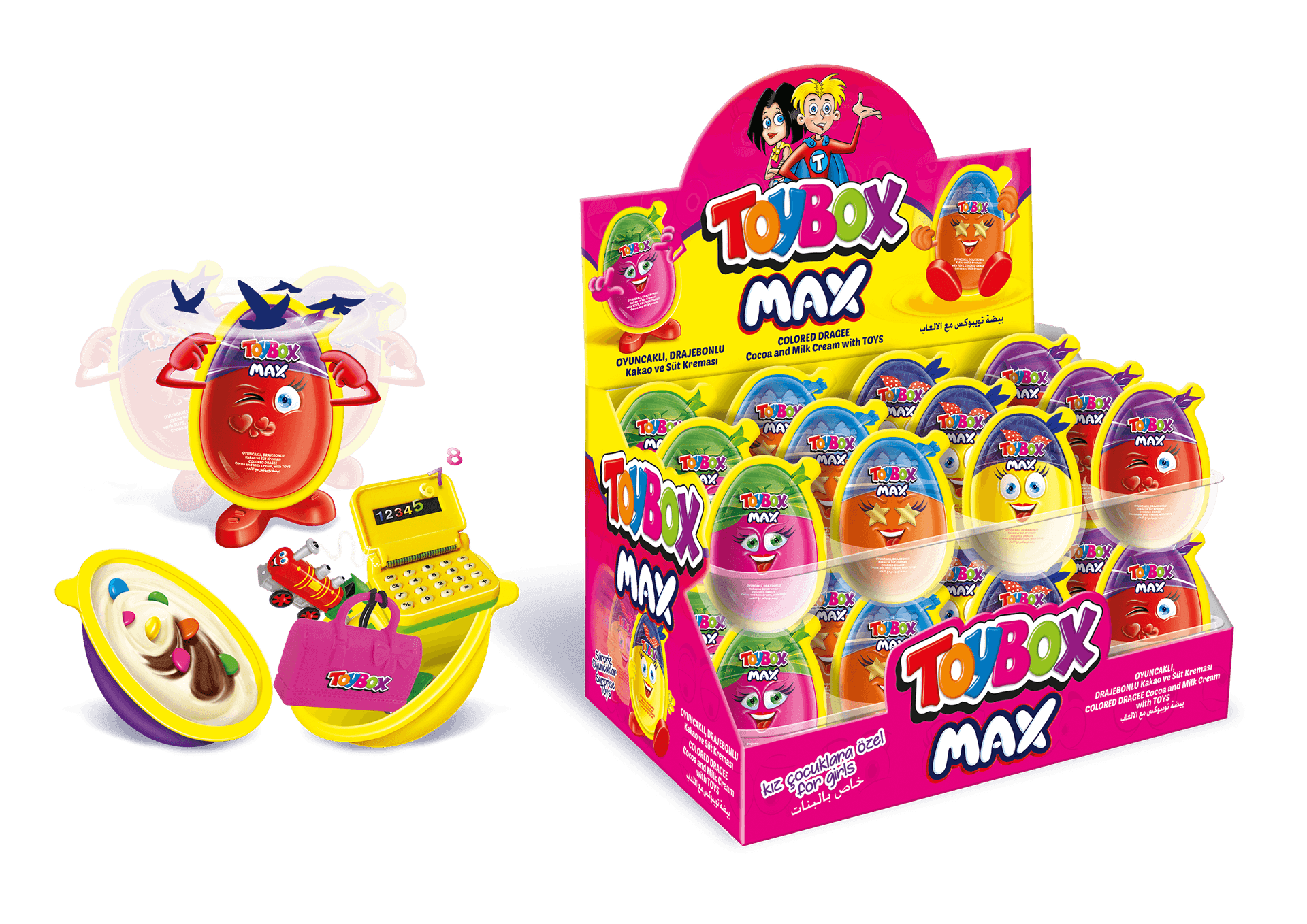 Toybox PVC Yumurta Kız 20 g