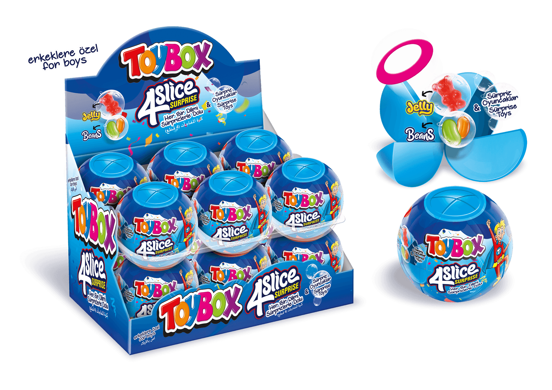 Toybox 4 Dilim Sürpriz Erkek