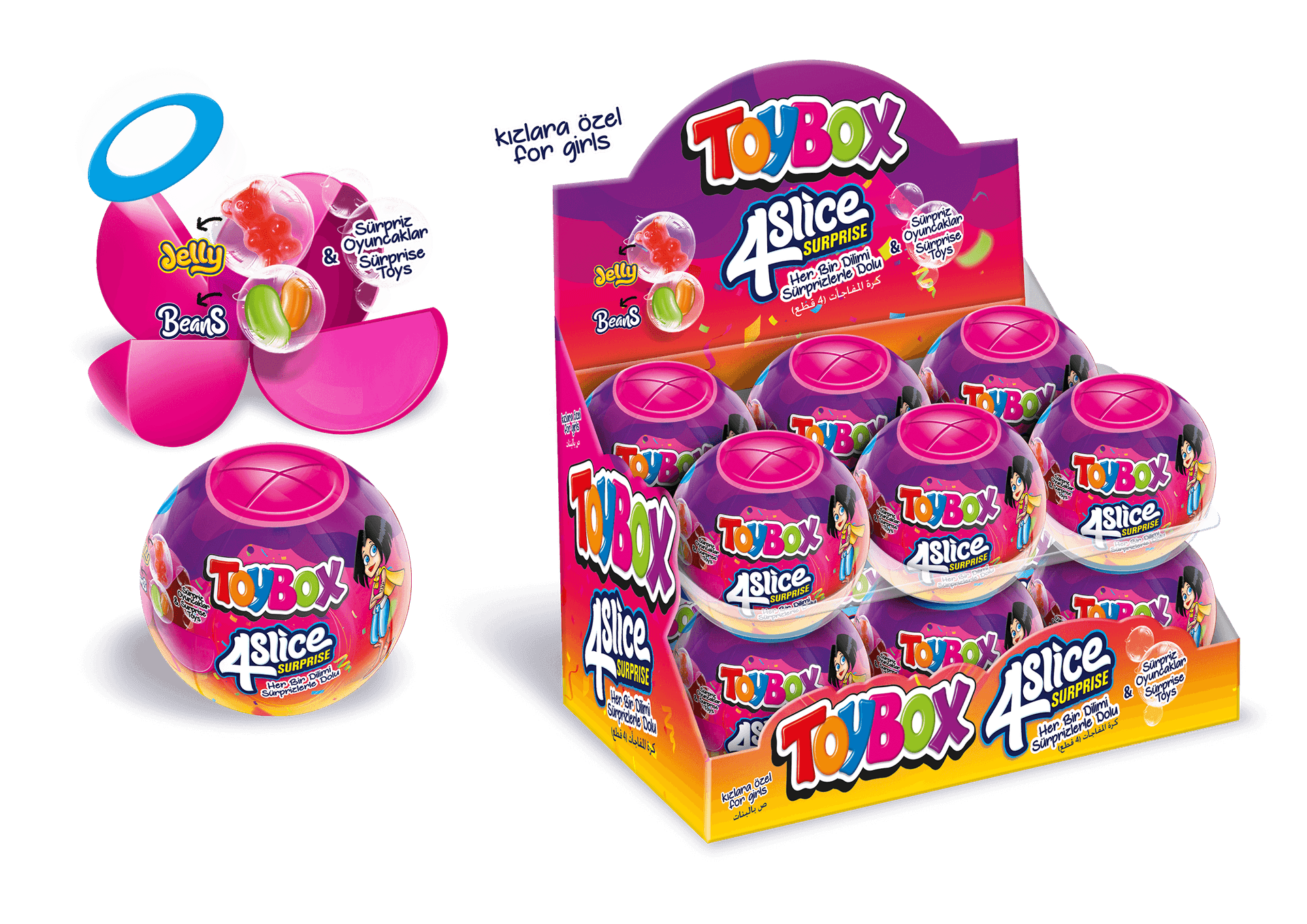Toybox 4 Dilim Sürpriz Kız