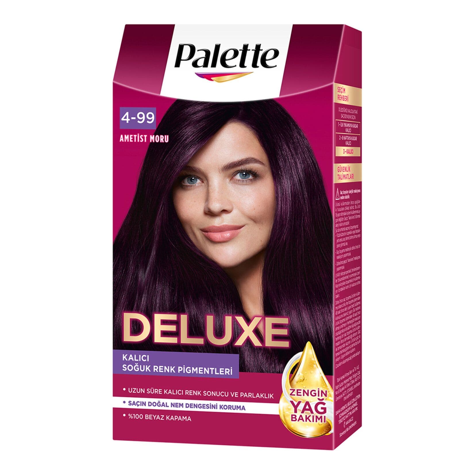 Palette Saç Boyası 4.99 Patlıcan Moru