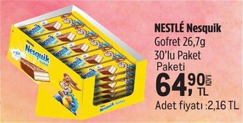 Nesquik 30'lu Gofret 26,7 g
