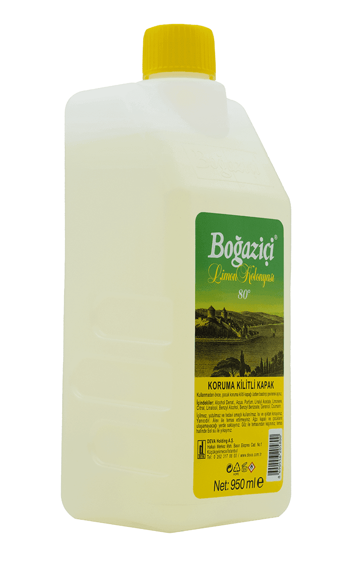 Boğaziçi Kapaklı 950 ml Kolonya PET