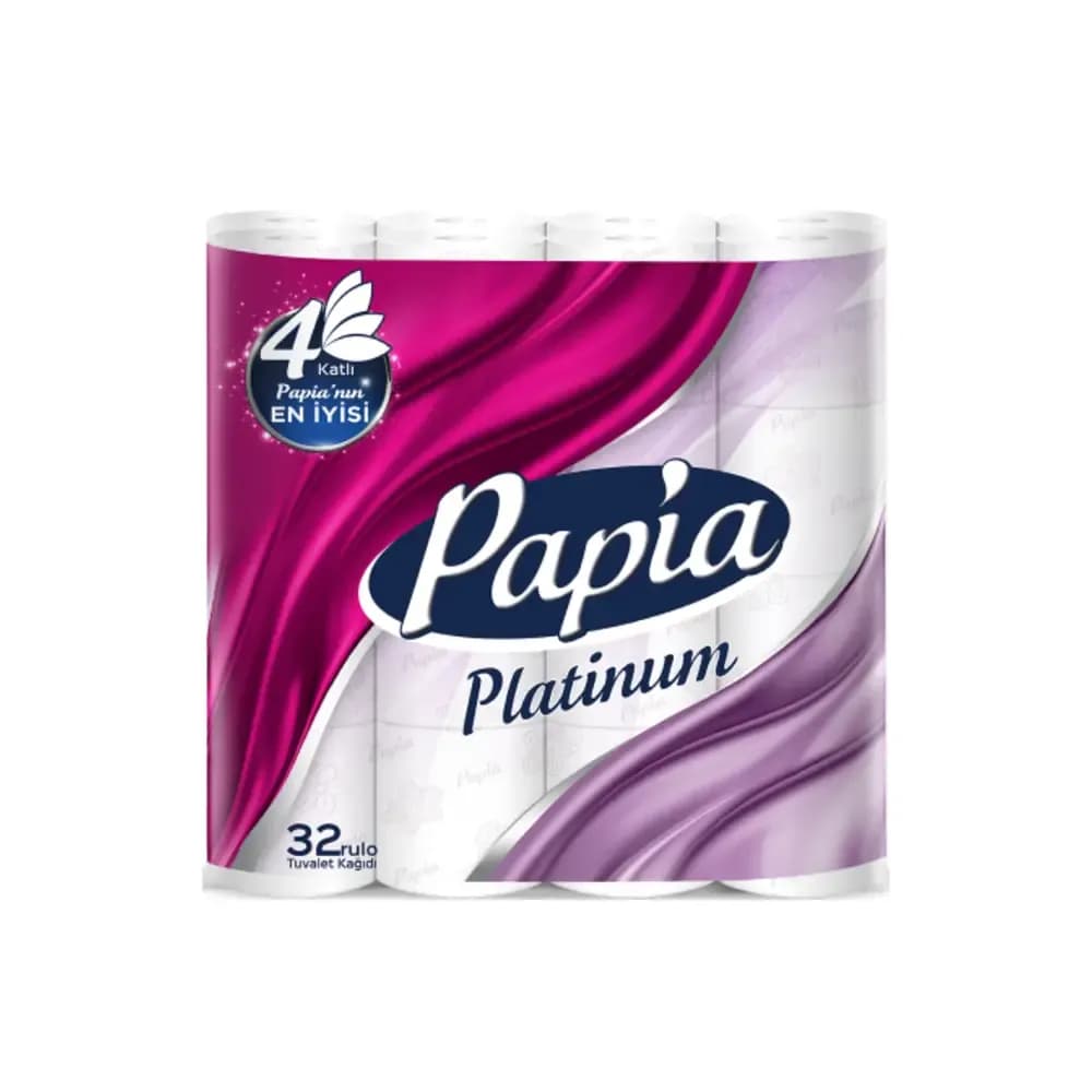Papia Tuvalet Kağıdı 32'li - 4 Katlı Platinum