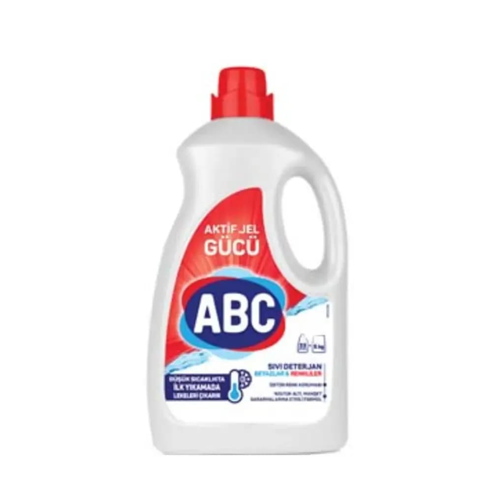 ABC Sıvı Deterjan Jel Beyaz & Renkliler 2145 ml