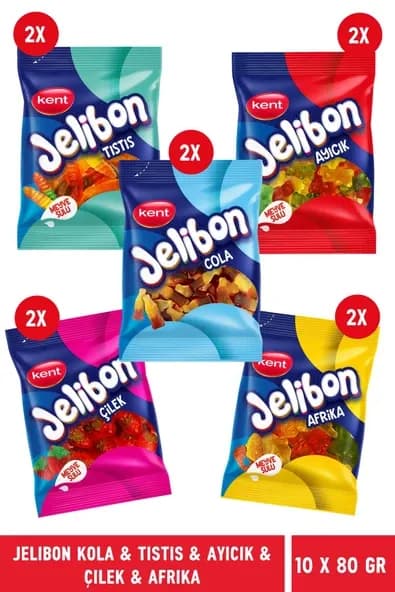 Kent Jelibon Çilek 16'lı 40 g