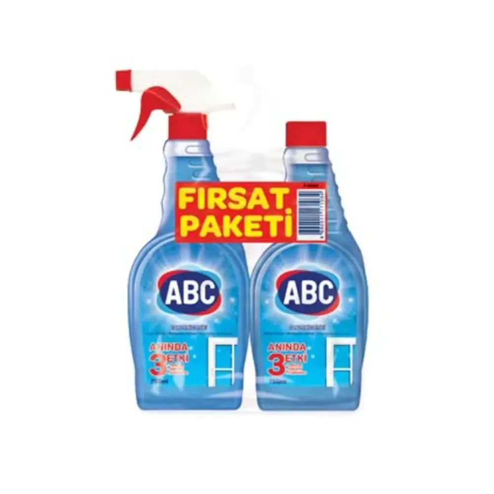 ABC Cam Temizleyici ( 750ml + 750 ml )