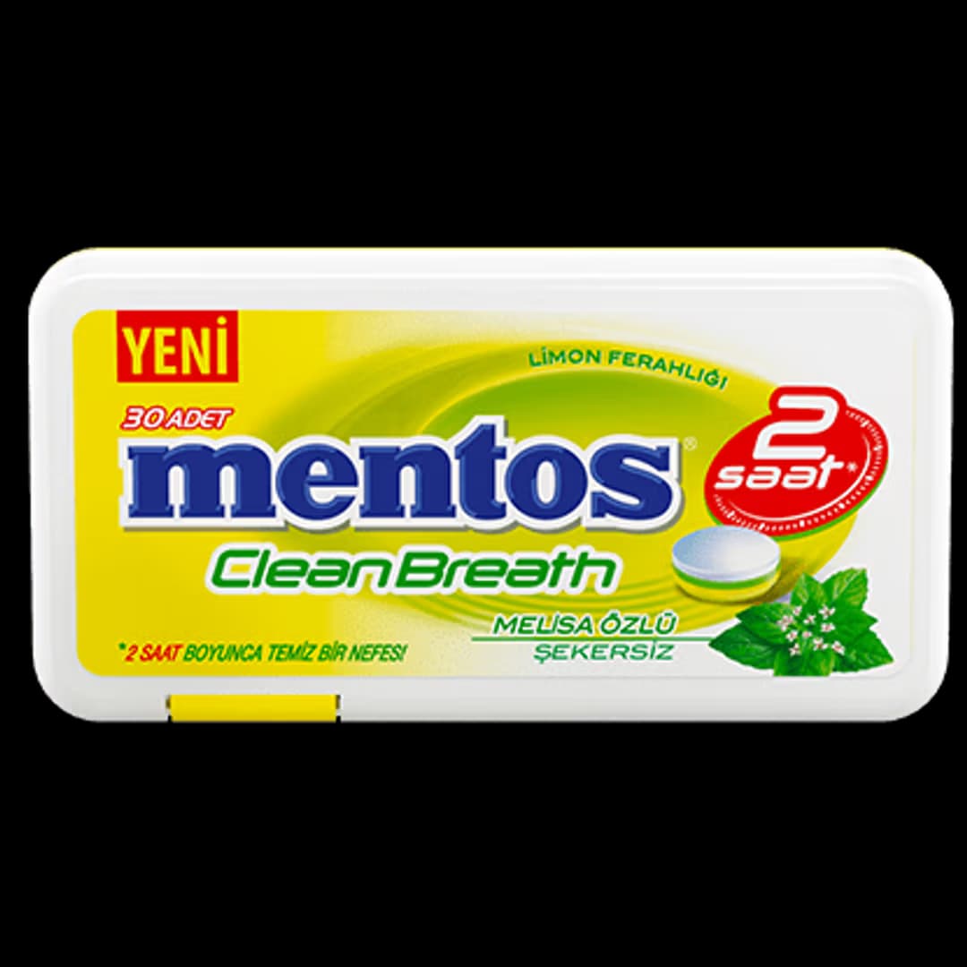 Mentos 2 Hours Plastik 12'li 21 g (Limon)