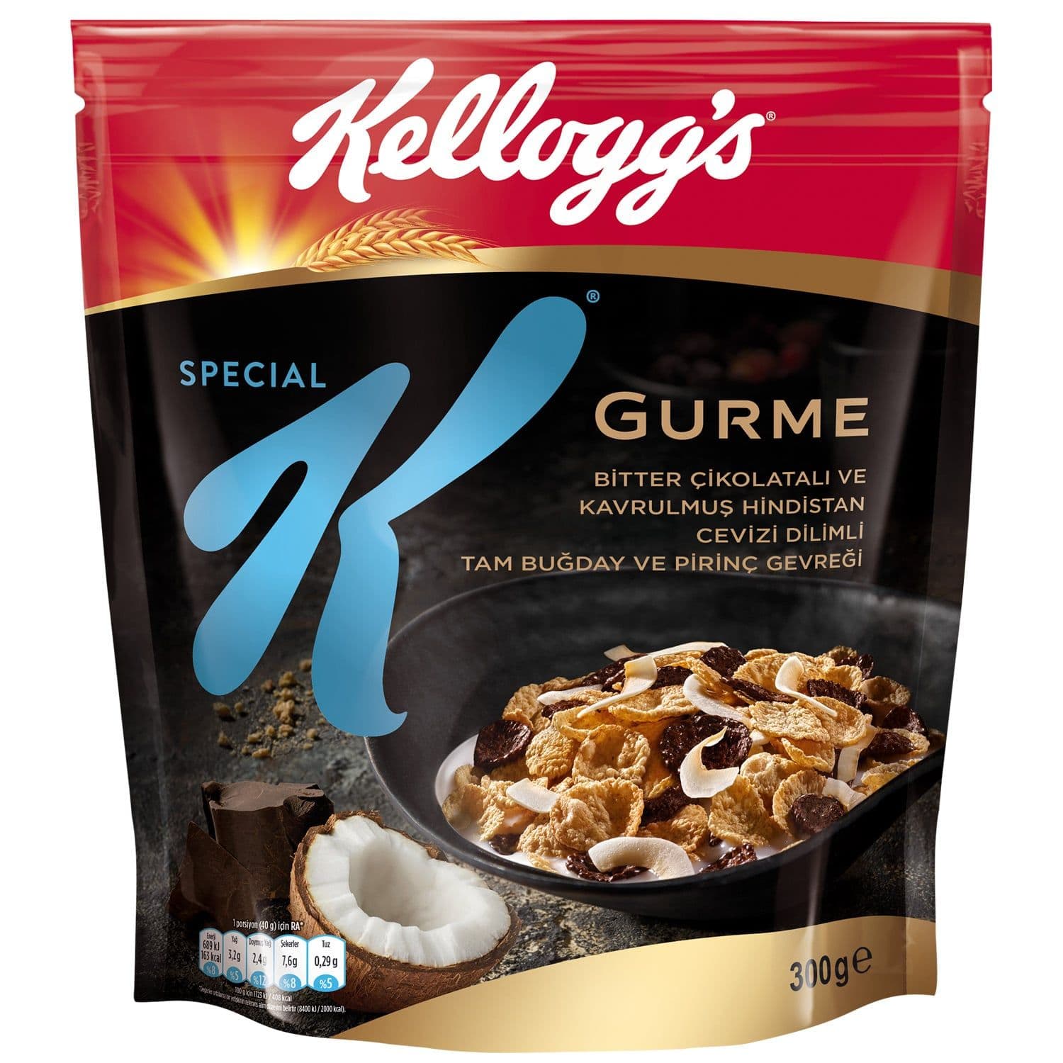 Kellogg's Special K Çikolata ve Hindistan Cevizi 300 g