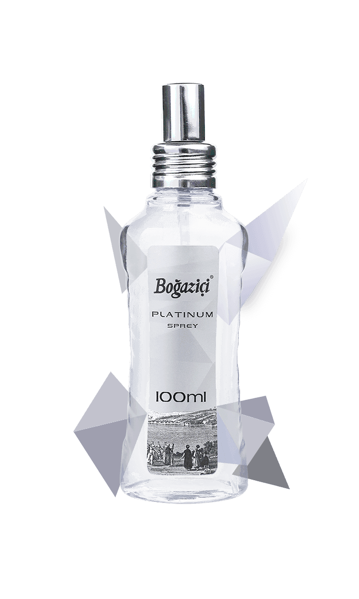 Boğaziçi 100 ml Cam Sprey Kolonya Platinum
