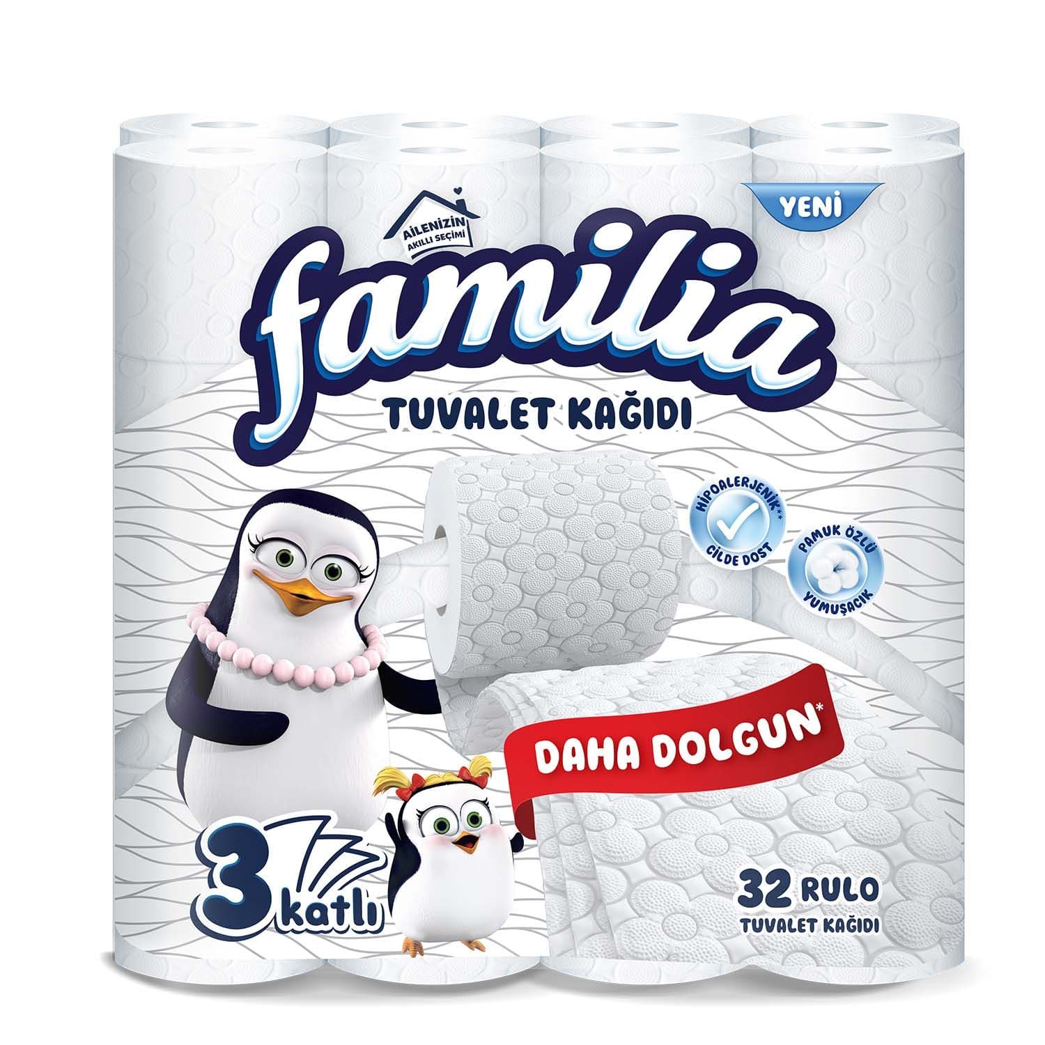 Familia Tuvalet Kağıdı 32'Li Beyaz