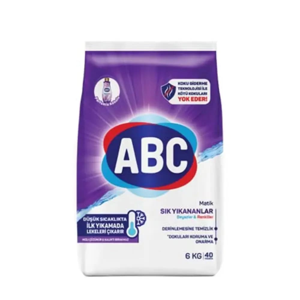ABC Matik 6 kg Beyazlar & Renkliler