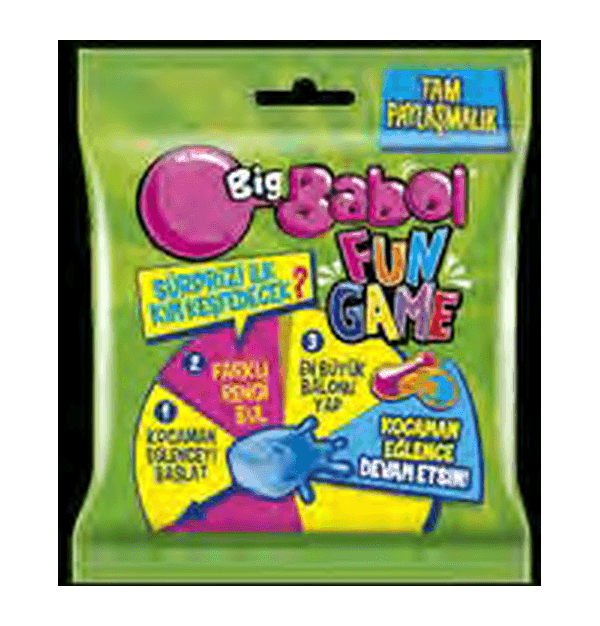 Big Babol Poşet Fun Game 15'li 65 g