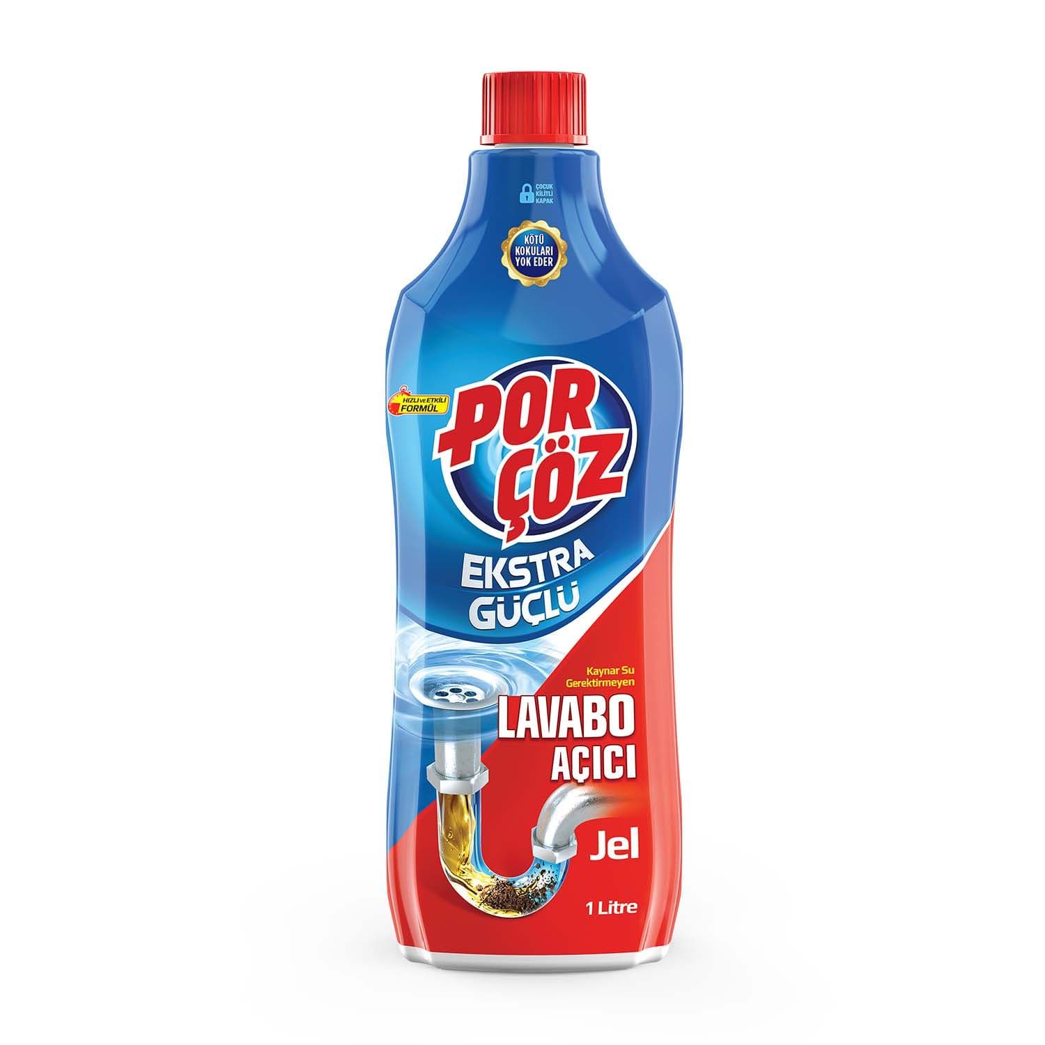 Levent Porçöz Jel Lavabo Açıcı 1000 ml g