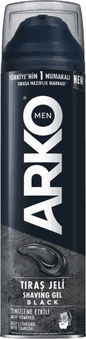 Arko Tıraş Jeli 200 ml Men Black