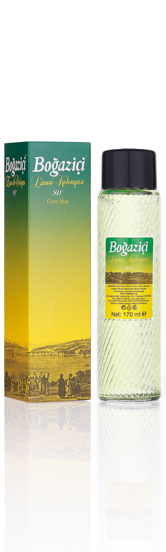 Boğaziçi Kolonya Cam 170 ml