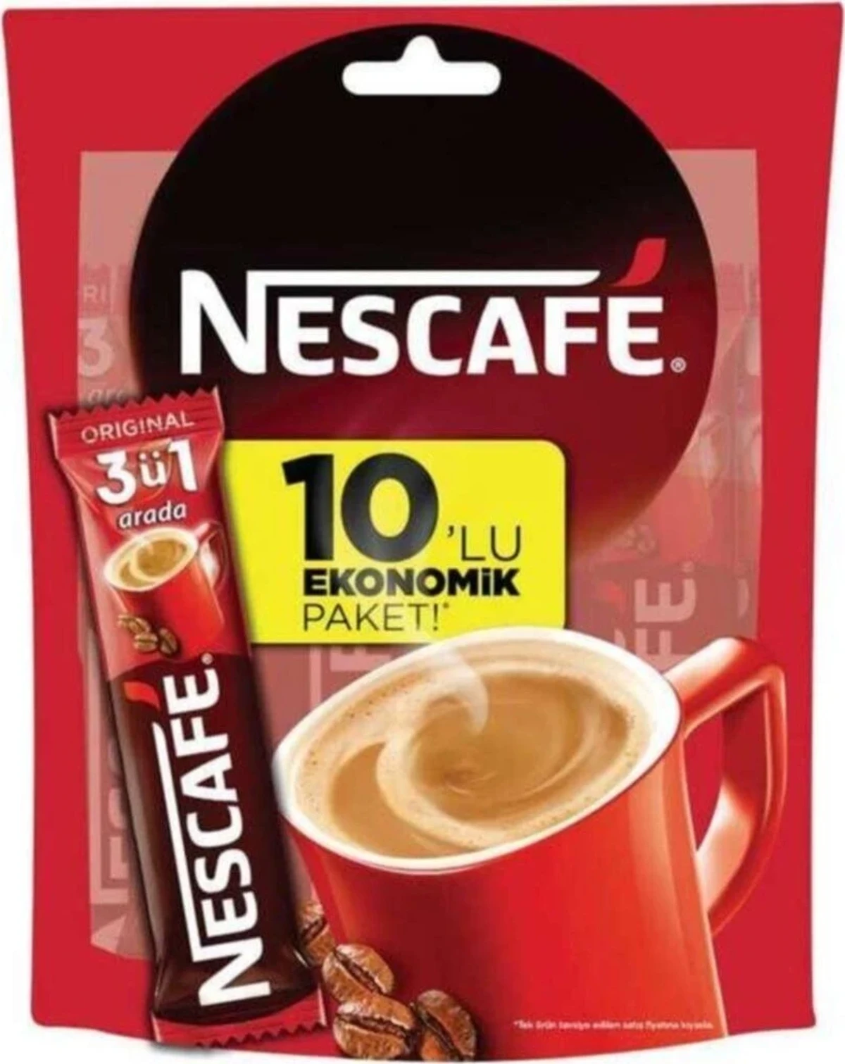 Nescafé 10'lu Poşet 3'ü 1 Arada Original