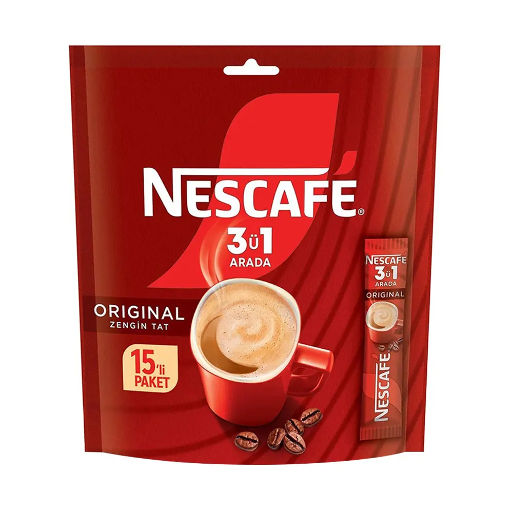 Nescafé 15'li Poşet 3'ü 1 Arada Original