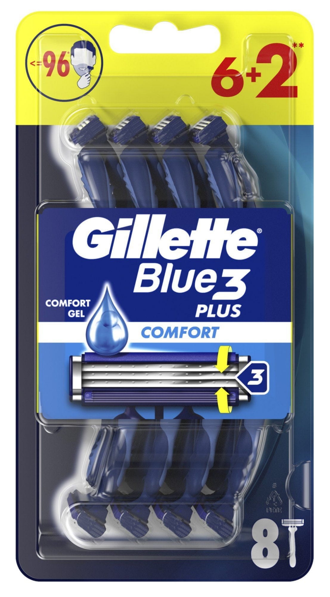 Gillette 10'lu Blue