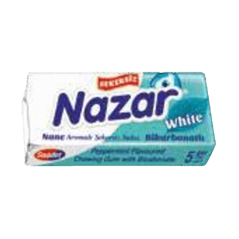 Nazar 5'li White Karbonat Sakız