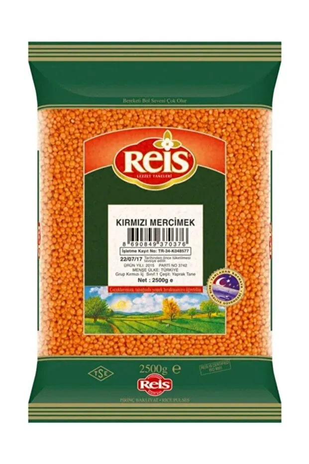 Reis 2,5 kg Mercimek Kırmızı İç