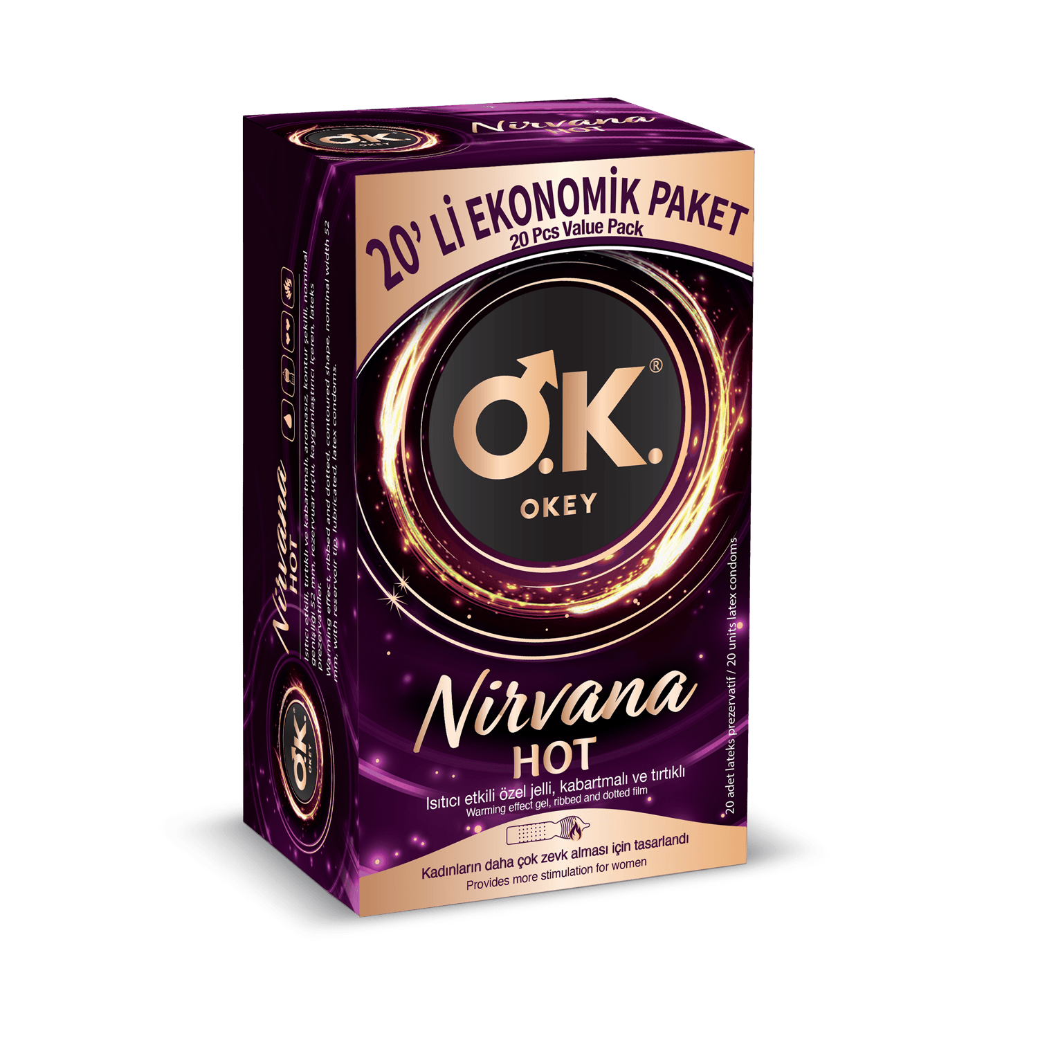 Okey Lüks Nirvana Hot Prezervatif