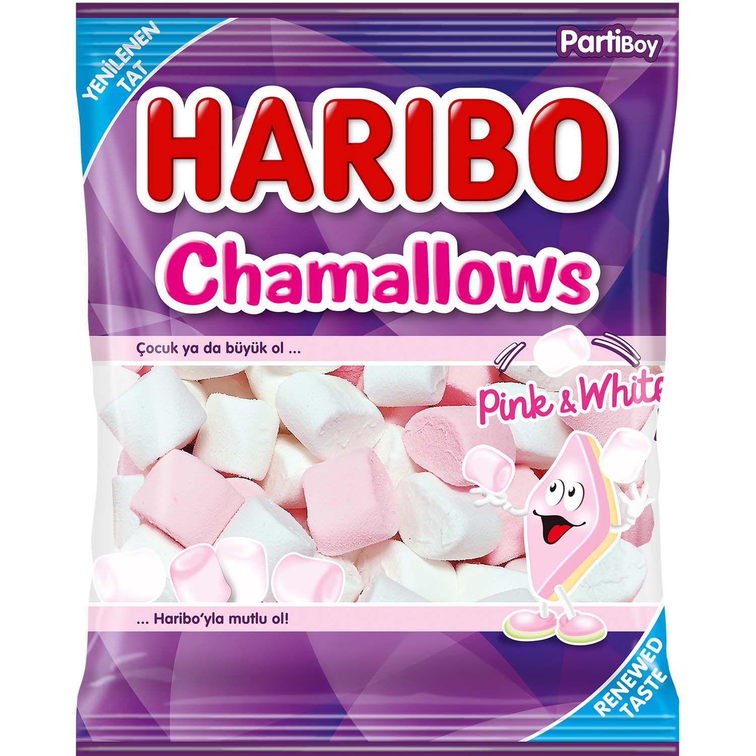 Haribo Chamallows Pink White 150 g