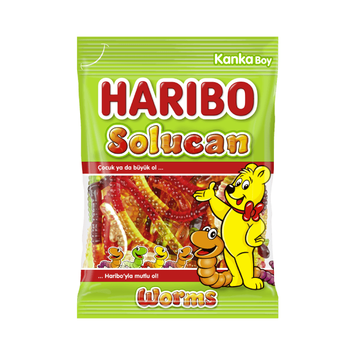 Haribo Worms (Solucan) 80 g