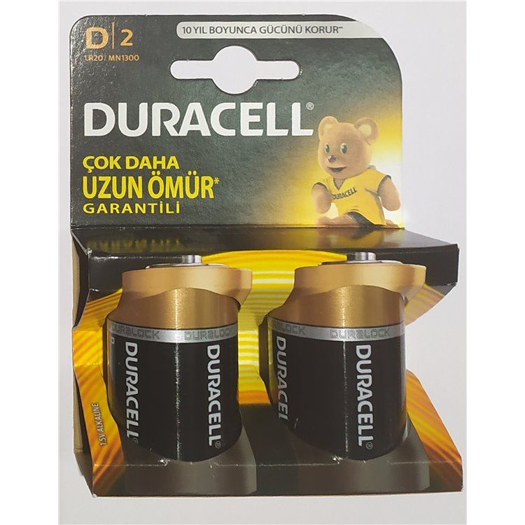 Duracell Büyük Pil 20'li (D Boy)