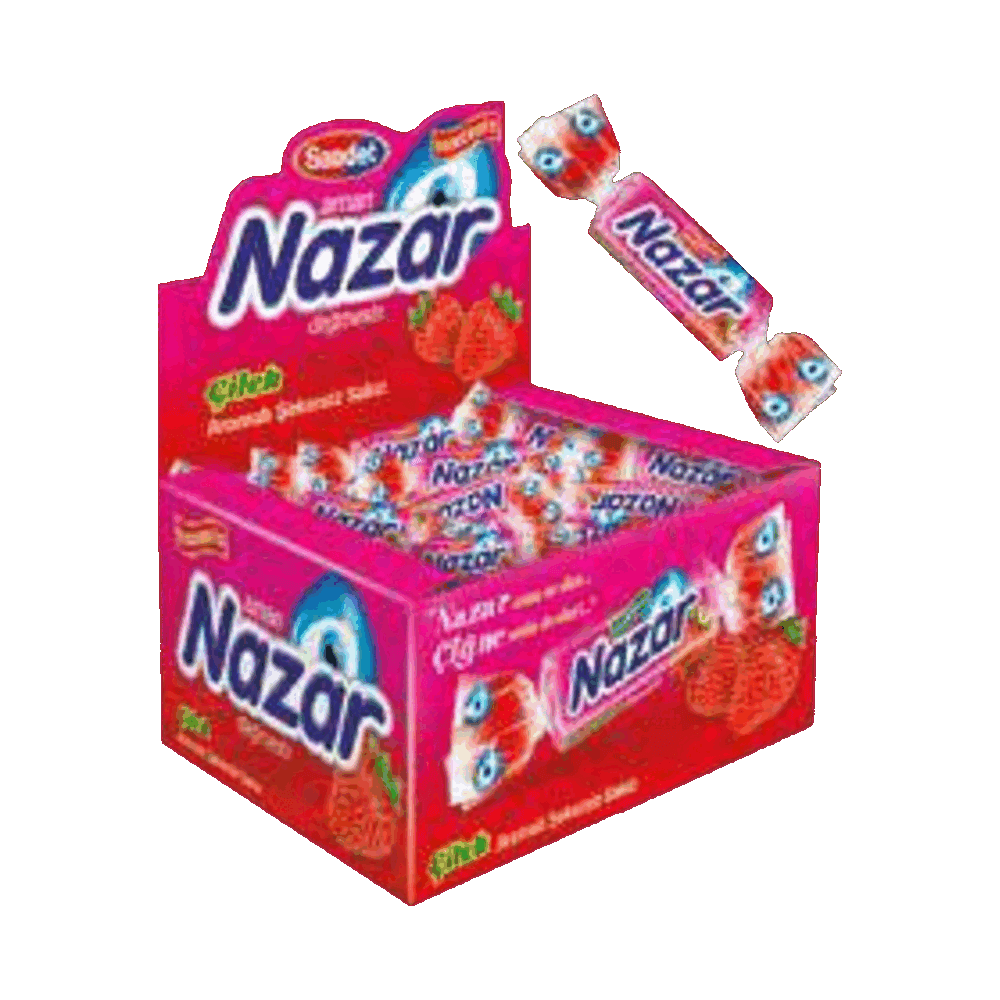 Nazar Tekli Çilek Sakız