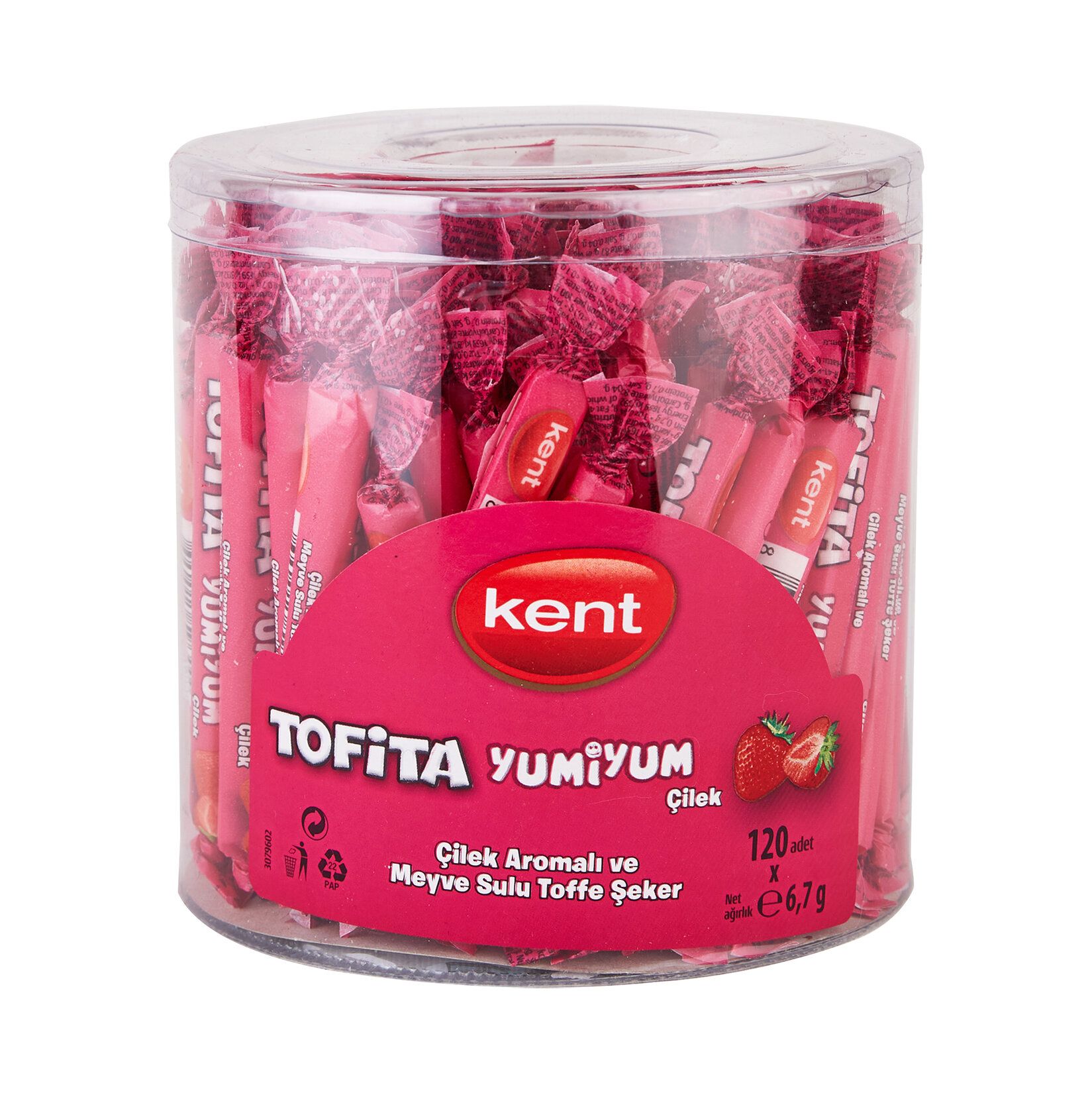 Kent Tofita Yumiyum Çilek 120'li 6,7 g