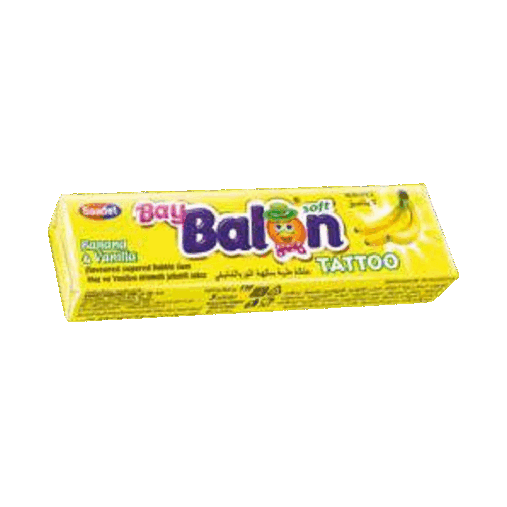 Bay Balon Şekerli 5'li Tatto Muz Vanilya
