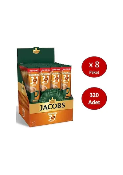 Jacobs 8x40'lı 3'ü 1 Arada