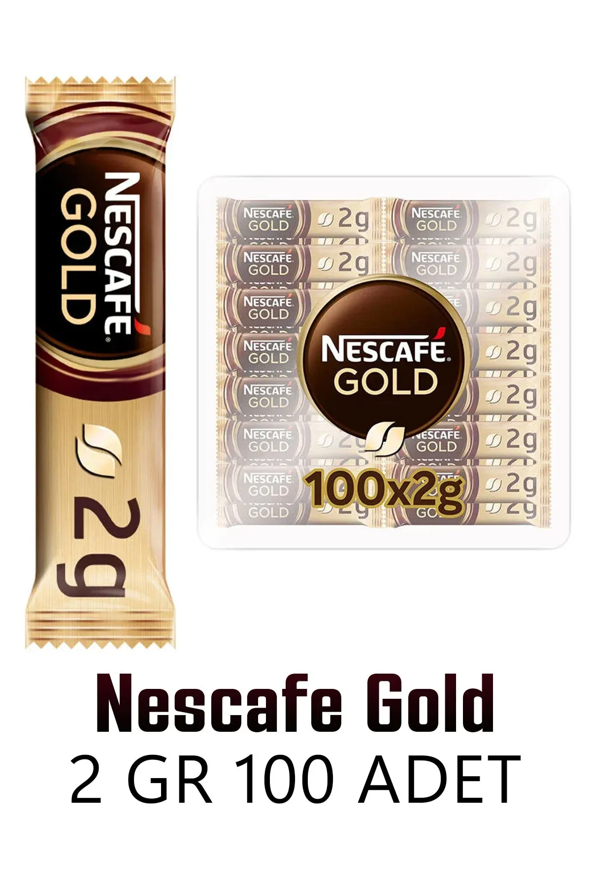 Nescafé 100'lü Poşet Gold 2 g