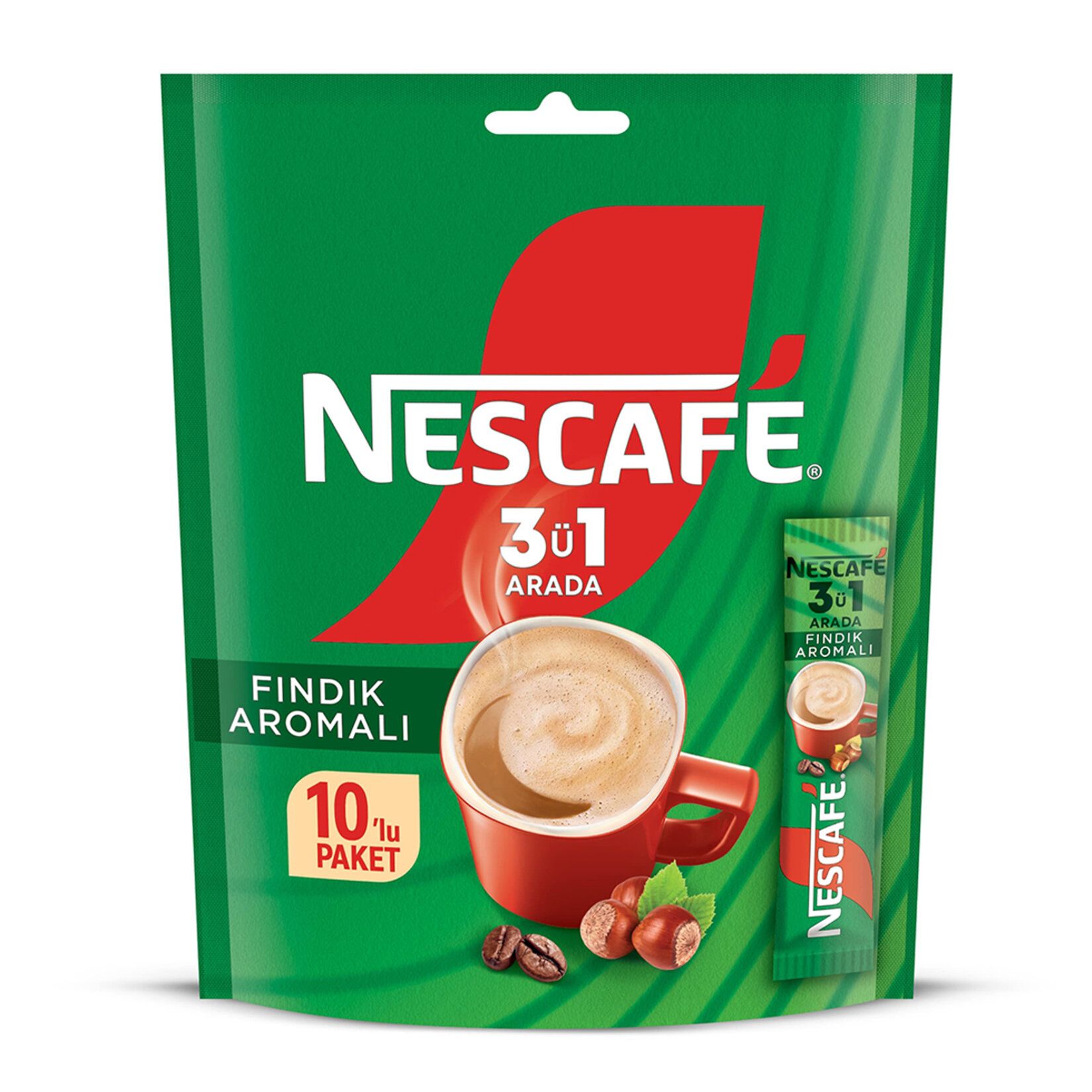 Nescafé 10'lu Poşet Fındıklı