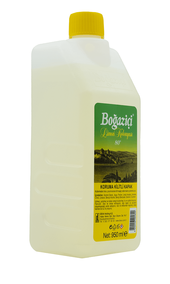 Boğaziçi Kapaklı 950 ml Kolonya PET