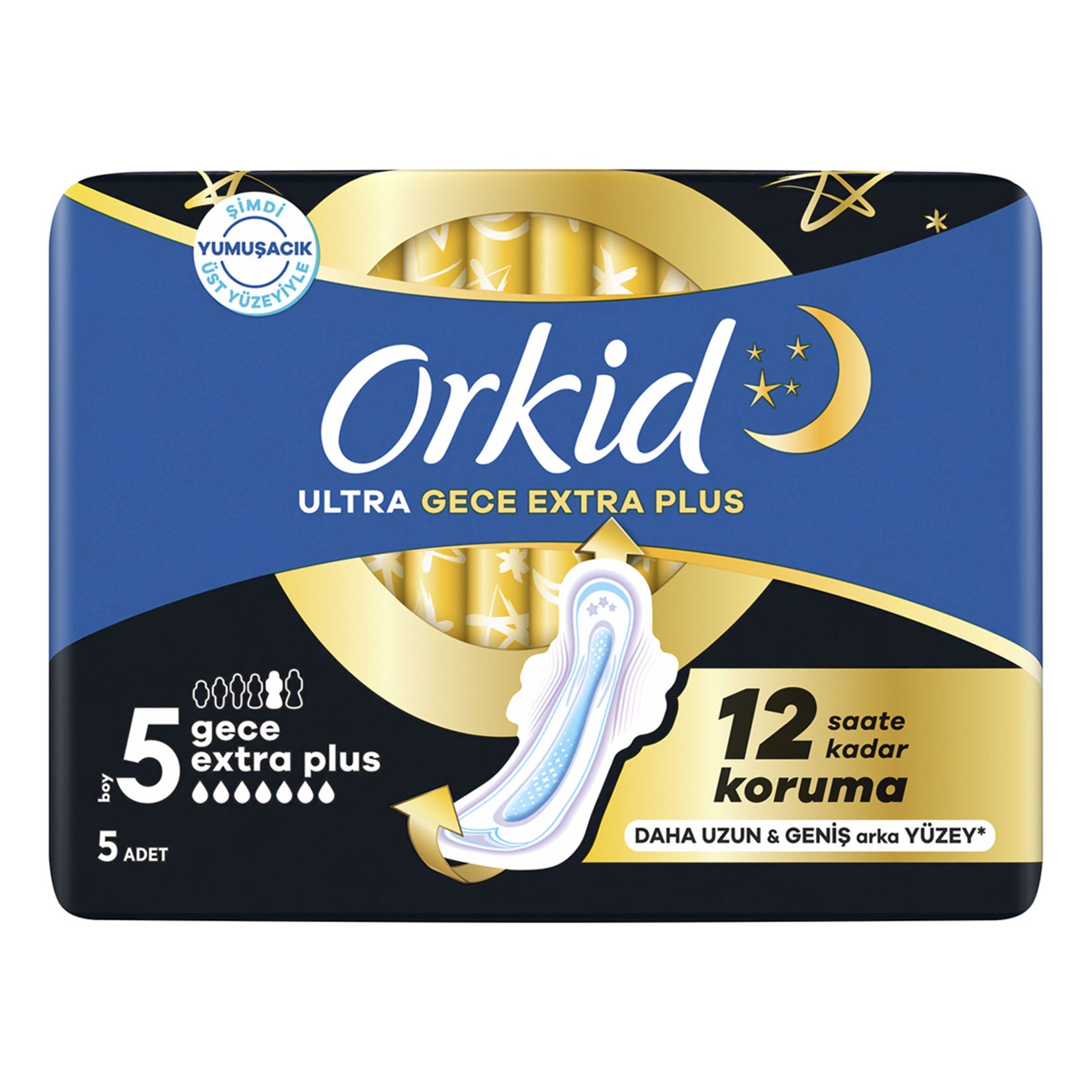 Orkid Ultra Ekstra Tekli Gece Ext-5li 4bed