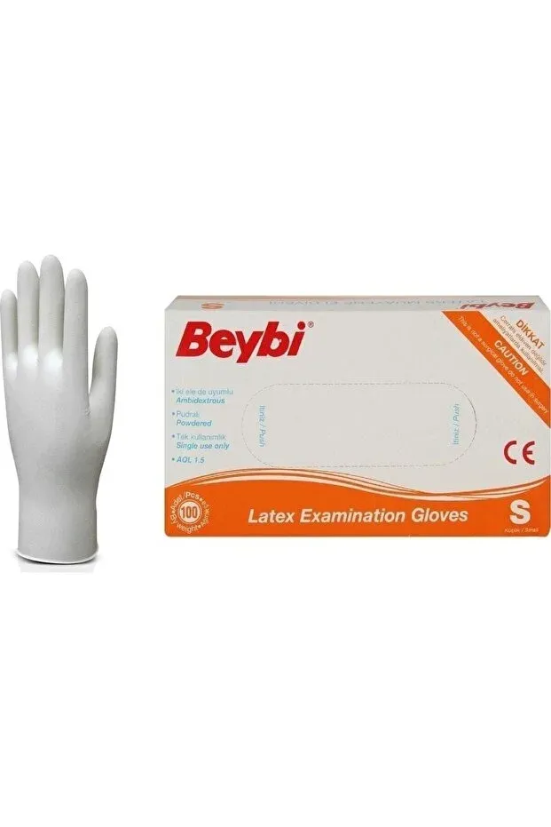 Beybi Muayene Eldiveni Pudralı S