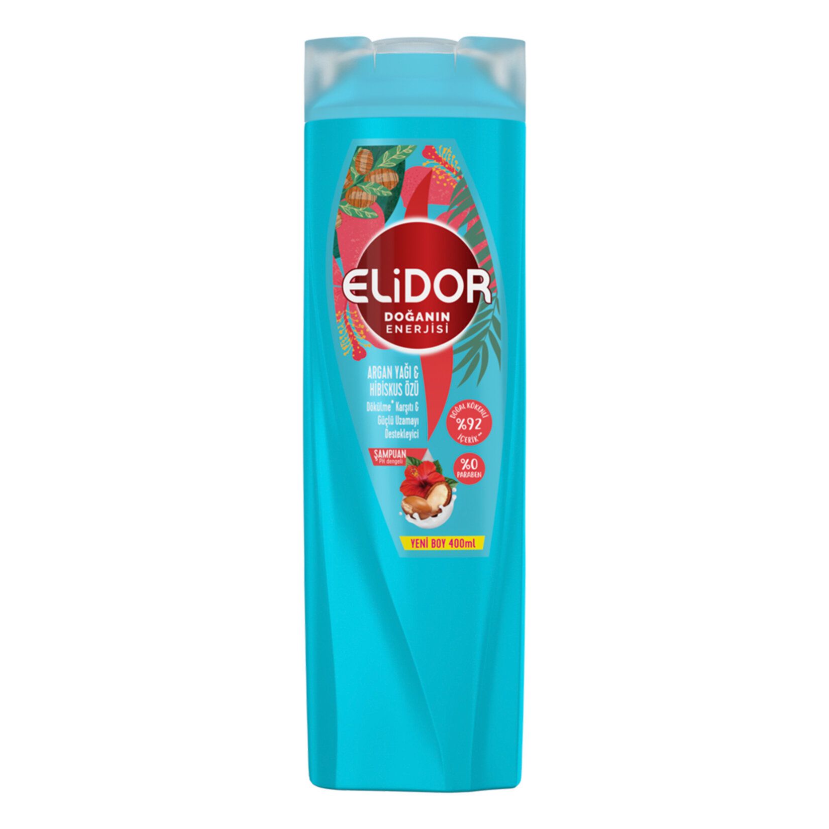 Elidor 400 ml Argan Yağı & Hibisküs Özü Şampuan