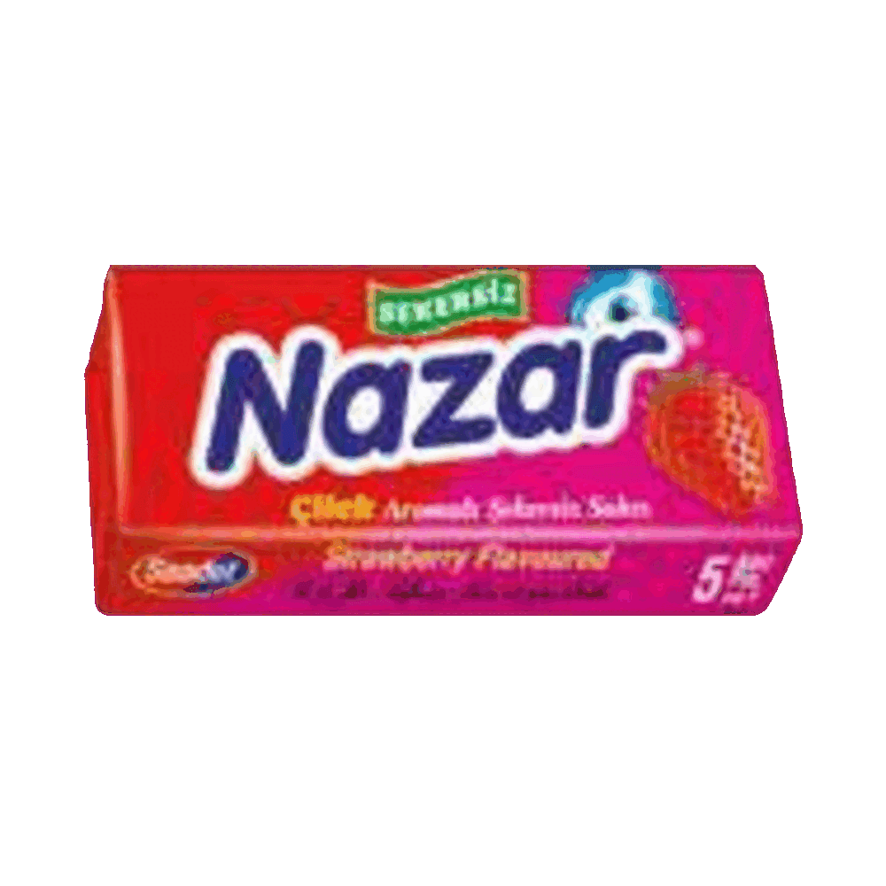 Nazar 5'li Çilek Sakız