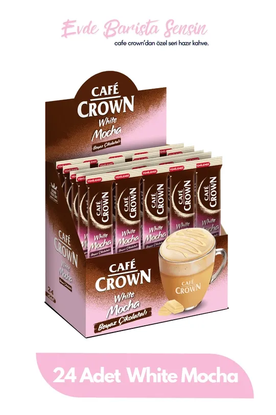 Cafe Crown Beyaz Çik.Mocha 24'lü 17 g
