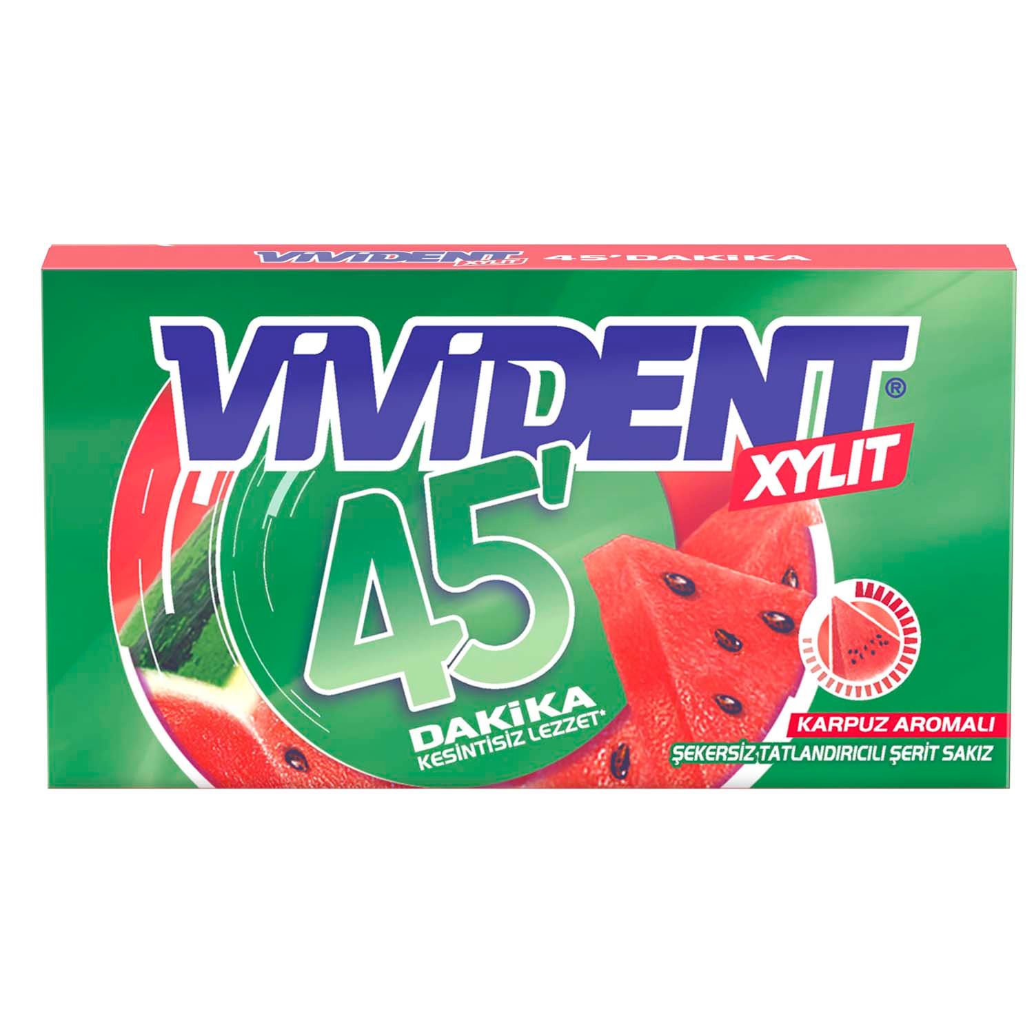 Vivident Cüzdan 18'li (45-KARPUZ)