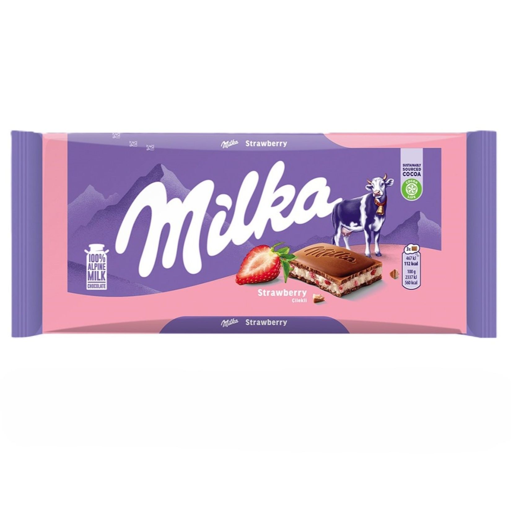 Milka "785831" Tablet Çilek Yoğurt 100 g