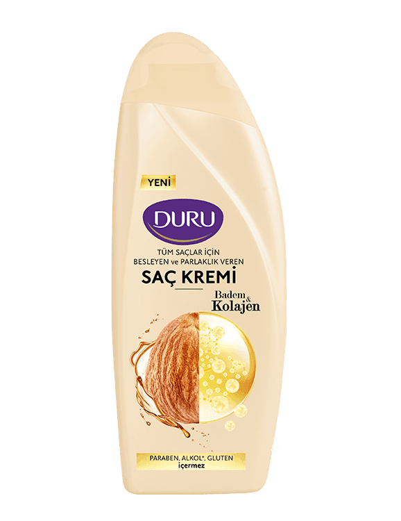 Duru Saç Kremi Kalojen & Badem 500 ml