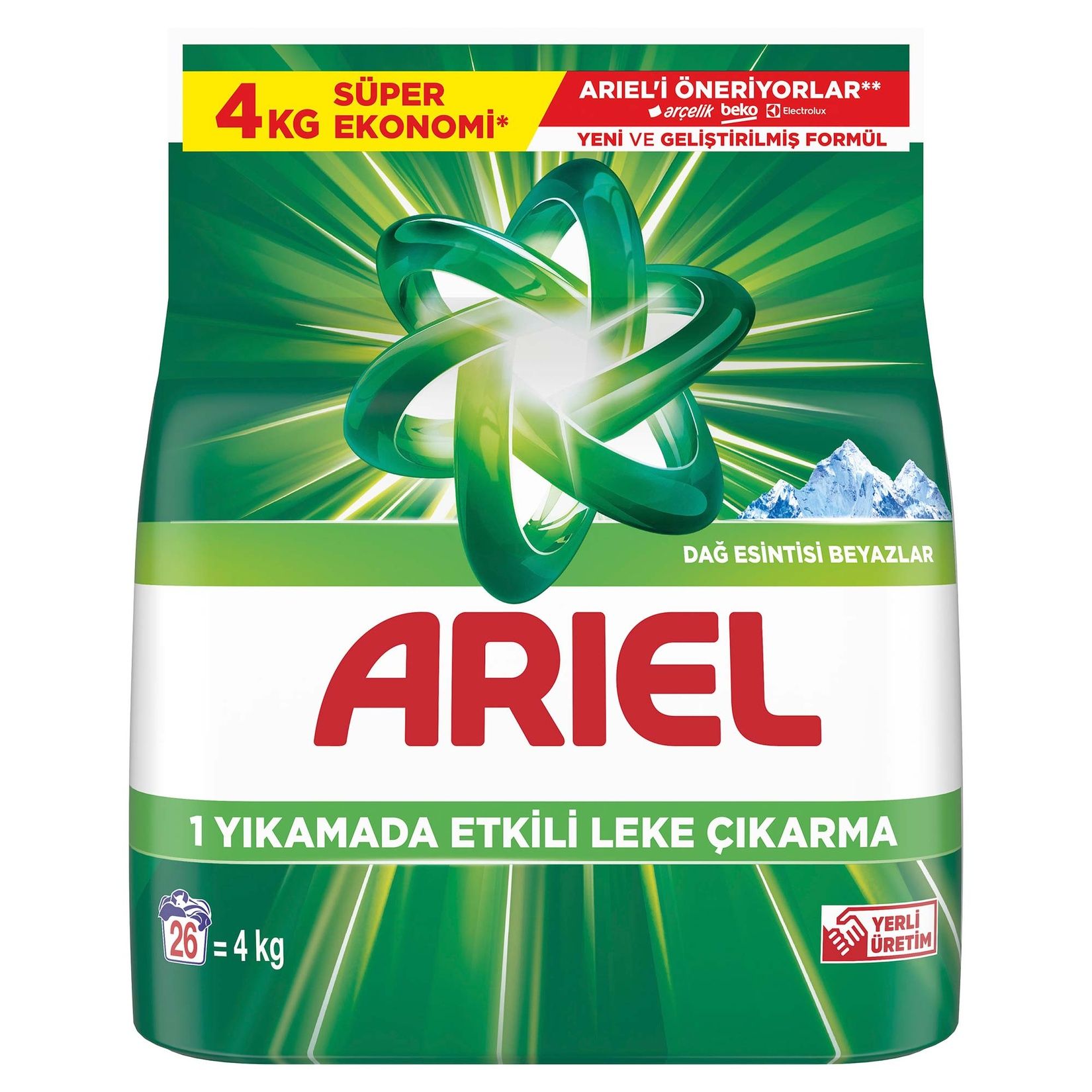 Ariel 4 kg Dağ Esintisi Beyazlar