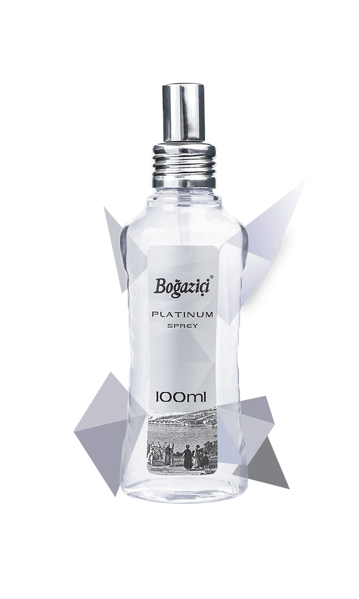 Boğaziçi 100 ml Cam Sprey Kolonya Platinum