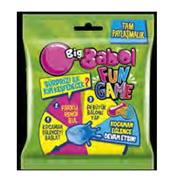 Big Babol Poşet Fun Game 15'li 65 g
